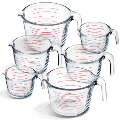 Eatex Borosilicate Glass Measuring Cup Set