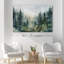 Paysage de forêt Woodland «Green Pine Tree Forest» sur-99141544-99141545