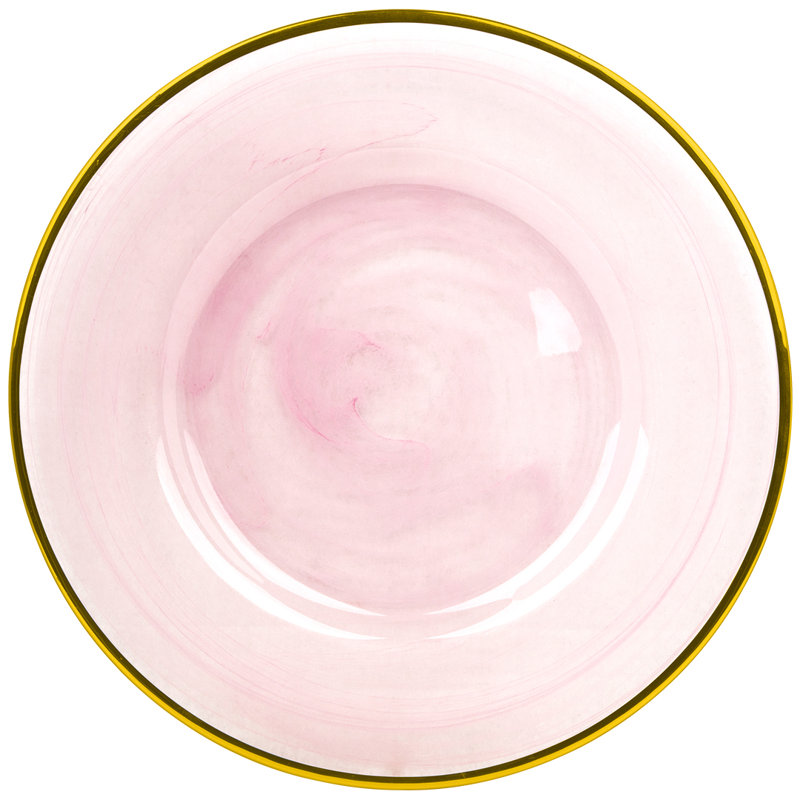 Musa Glass No Pattern Charger