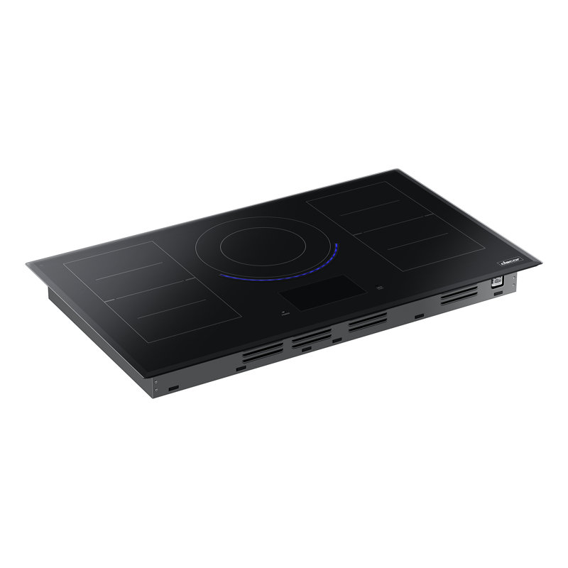 Contemporary 36" Induction Cooktop with 5 Elements and VirtualFlame
