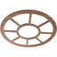 Médaillon de plafond en bois ajouré 32 po x P 11 po x P 5/8 po x cerise Grace-63412135-63412145