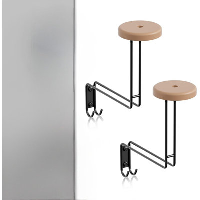 2 Pack Motorcycle Helmet Rack, Helmet Hanger Rack Motorcycle With 2 Hooks Helmet Hanger