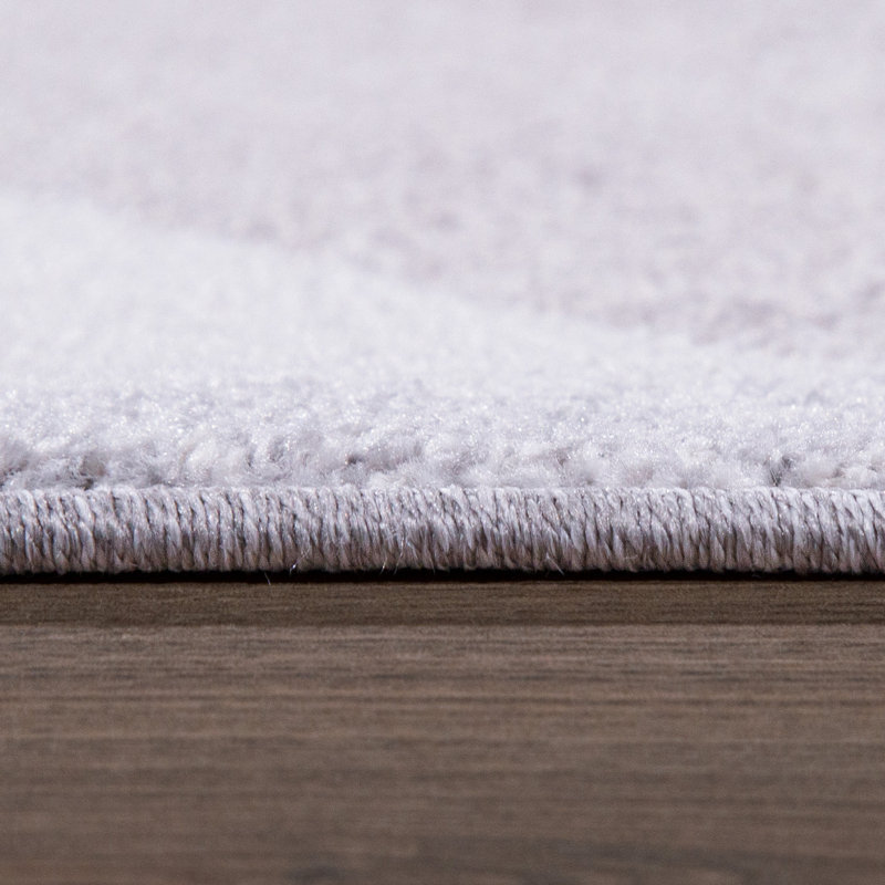 Yemina 100% Polypropylene Beige/Gray/White Rug, Rectangle 200 x 280cm