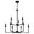 Nabile 9 - Light Steel Dimmable Tiered Chandelier-1299735234