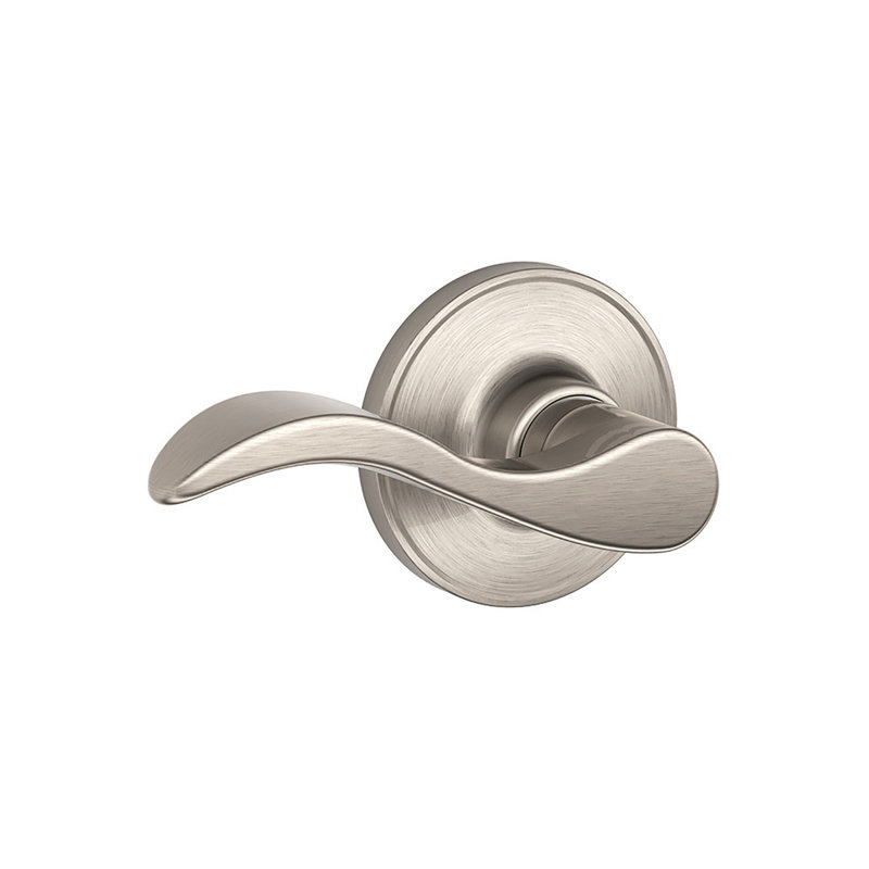 Seville Lever Hall and Closet Lock, Satin Nickel