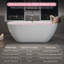 Baignoire autoportante en acrylique de 63 po x 29,53 po, baignoire profonde ovale avec bonde escamotable centrale et trop-plein intégré pour spa de salle de bain, blanc brillant-131364233