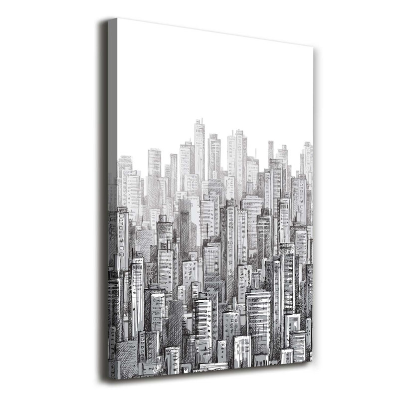 Skyscrapers - Wrapped Canvas Print