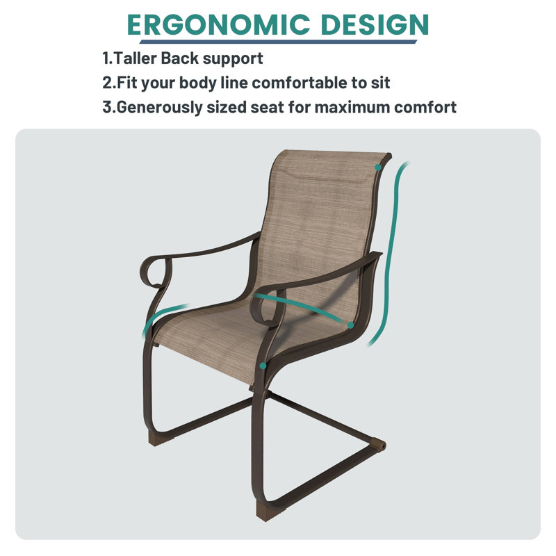 Camiyah Outdoor Stacking Dining Armchair