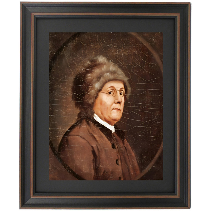 Benjamin Franklin By John Trumbull, 36" H x 30" W