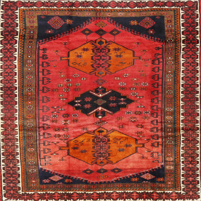 Traditional Red/Black Area Rug
