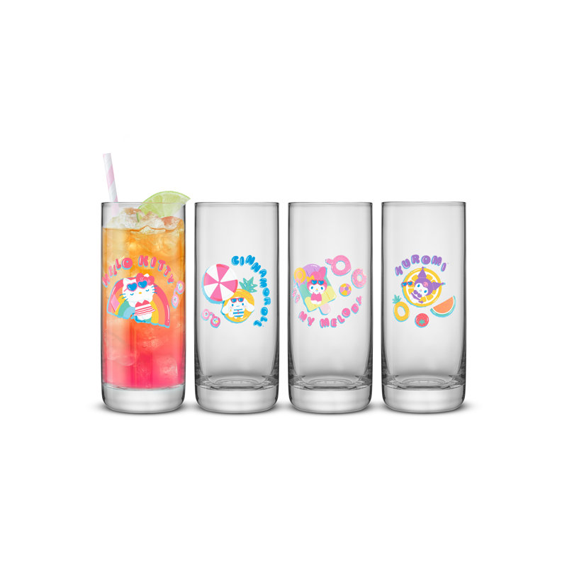 Ensemble de 4 verres Hello Kitty & Friends, 13 oz