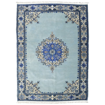 One-of-a-Kind Rectangle 6'9" x 10' Hand Knotted Area Rug