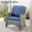 5 - Person Patio Conversation Set with Cushions-2001004979-2001004978