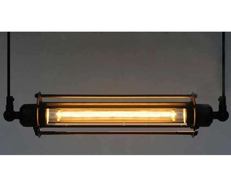 Luminaire suspendu cylindrique 1 lumière