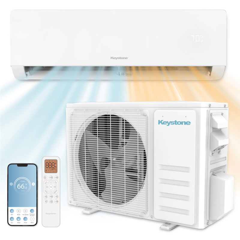 Keystone Core Single Zone Pi. Mini climatiseur et chaufferette 24 000 BTU Smart Split, 24000, 230