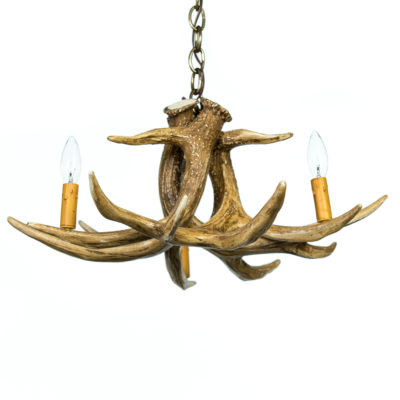 Lustre classique / traditionnel à 3 lumières avec accents de bois Tawanda