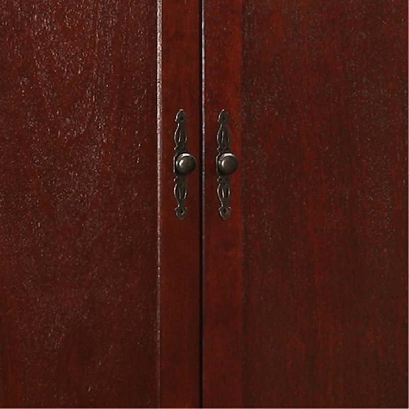 Charmante armoire de rangement pour une organisation polyvalente et un attrait élégant, Cerise