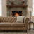 Newport Plaid Feather Reversible Throw Pillow