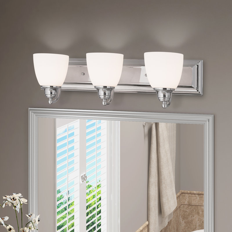 Amerion 3 - Light Dimmable Vanity Light, Polished Chrome