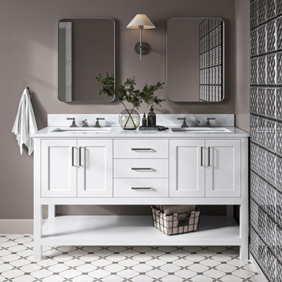 Magnolia Bath Vanity Rectangular Basin S073DCW2R