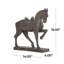 Sculpture cheval en polystone brun Wagnon-814547133