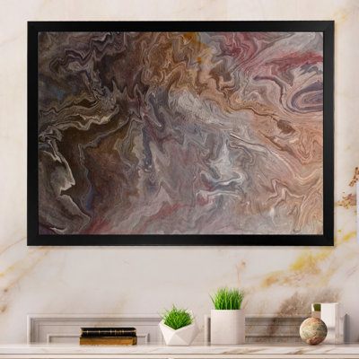 «Liquide Waves In Shades Of Grey II», reproduction sur toile flottante