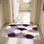 Tapis de salle à manger géométriques ovales, gris, gris, beige et blanc cassé superposés de 1 pièce pour le salon, doux et confortable, convenant à toutes les saisons, facile à entretenir, lavable à la machine, tapis de ferme sous la table convenant au salon, à la salle à manger, etc.