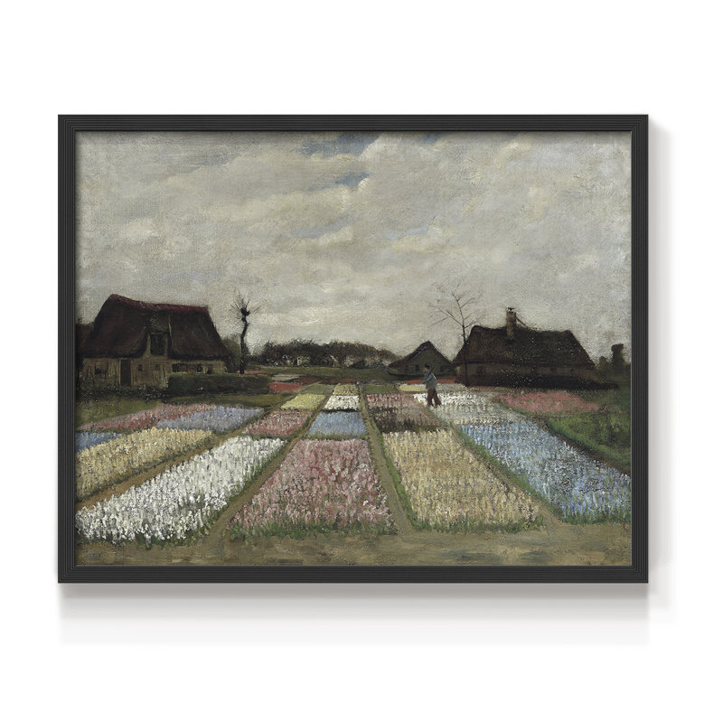 Paysages rétro-CECCXX-impression encadrée - réversible, 11" H x 14" W, Noir