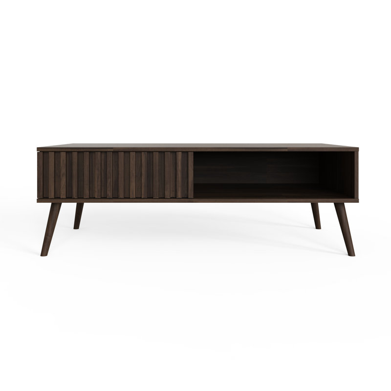 Gowans Coffee Table with Storage, Walnut
