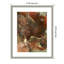 «Organic Shapes in Earthy Tons of Brown and Green» par Ute Rathmann, reproduction d'art encadrée sur bois