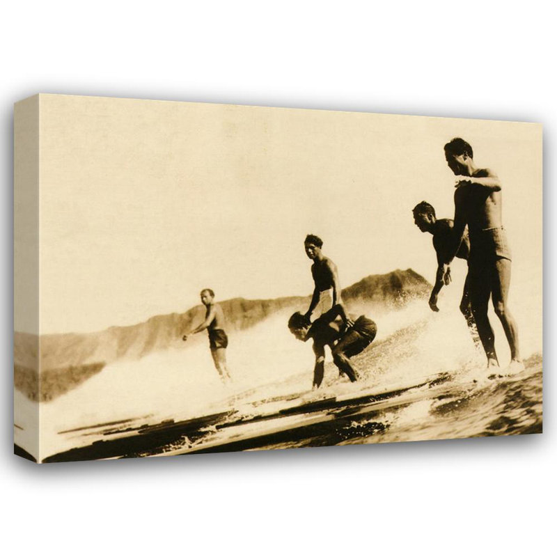 Tom & Crew, Diamond Head, 18" H x 24" W