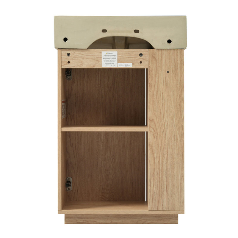 Meuble-lavabo de 22 po avec lavabo en céramique