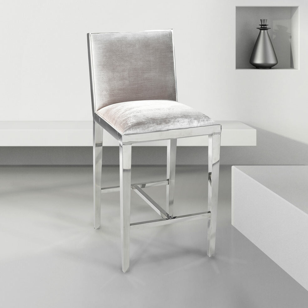 Delta Felt Grey Chair-Bar Stool Cushion