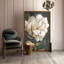 Paravent floral en bois-147705017