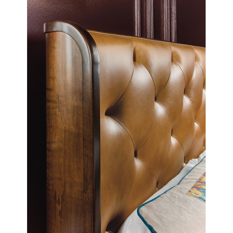 Archives Leather Bed, King
