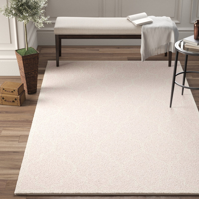 Tapis géométrique en laine touffeté à la main Cannen, Rectangle 4 pi x 6 pi