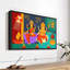 «Hindu Gods Lakshmi And Ganesh», reproduction sur toile-102354336
