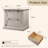 30'' W Large Nightstand With Charging Station & 2 Storage Drawers-1724535264