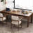 Nut-brown Rectangular Solid Wood desk-1278940186