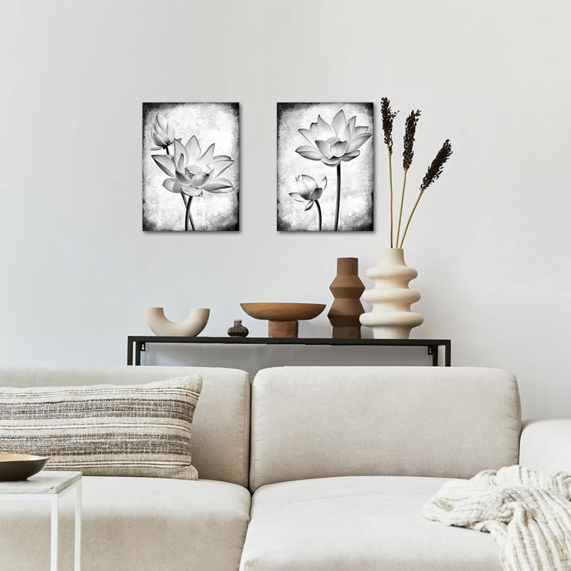 2 Piece Wrapped Canvas Wall Art