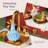 Wooden Play Kitchen For Kids With Realistic Lights & Sounds, Faucet, Oven, Microwave, Fun Accessories, Gift For Ages 3+, Green-120285927