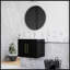 Meuble-lavabo mural 24 po avec lavabo, portes doubles, charnières à fermeture douce, lavabo en céramique, assemblage facile, poignées dorées, rangement-363596567-363596564