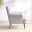 Upholstered Wooden Armchair-1598955411
