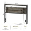 Wood Headboard with Led Lights & Charging Station-1517237044-1517237065