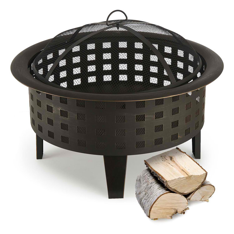 Round Steel Smokeless Fire Pit