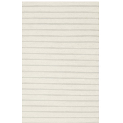 Rodgers Hand Woven Flat Weave Wool Striped Rug