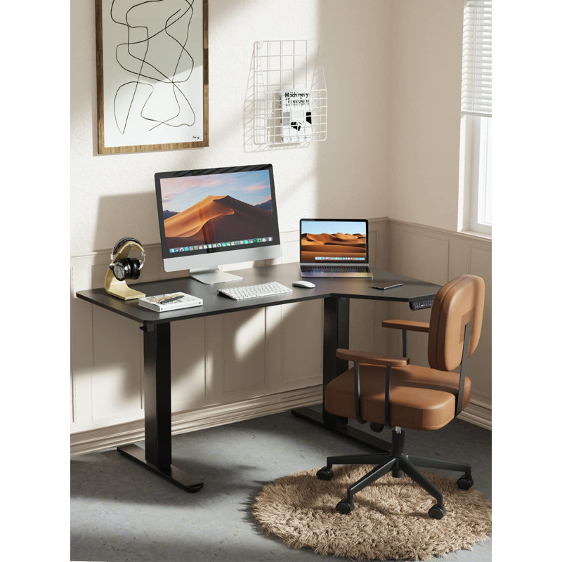 Bureau debout à hauteur réglable Katlaps, Noir