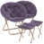 Purple Synthetic Fur