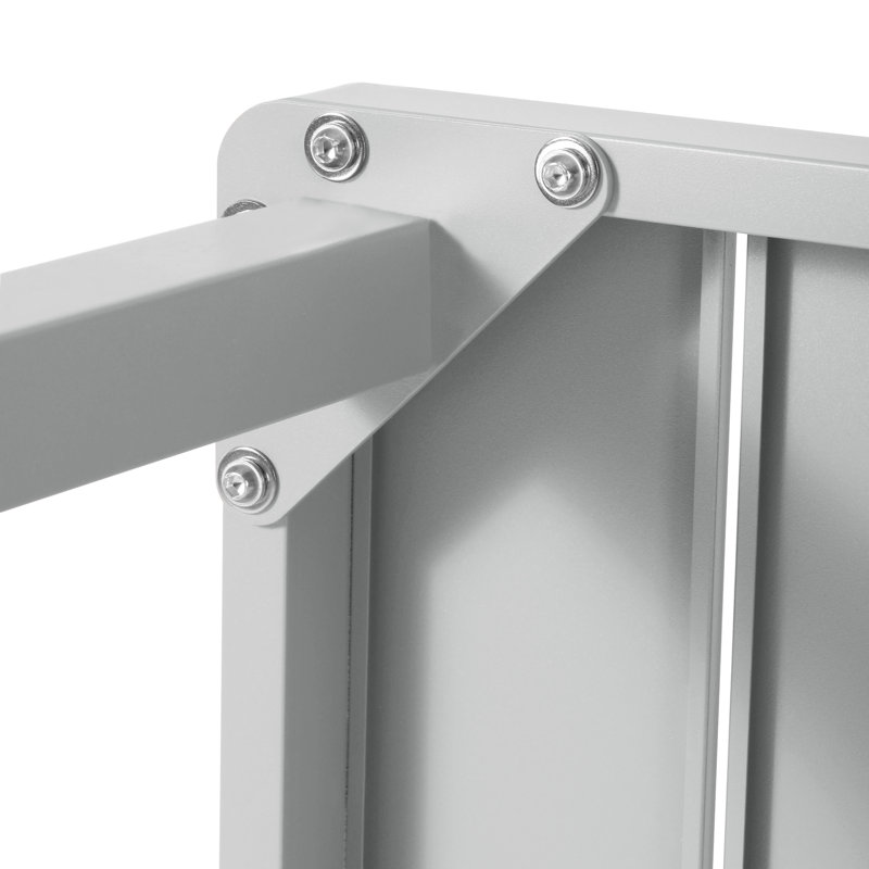 Table de salle à manger rectangulaire 59 po x 35,4 po, Gris