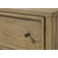Table de chevet 1Pc Table de chevet 2 tiroirs rustique avec tablette ouverte